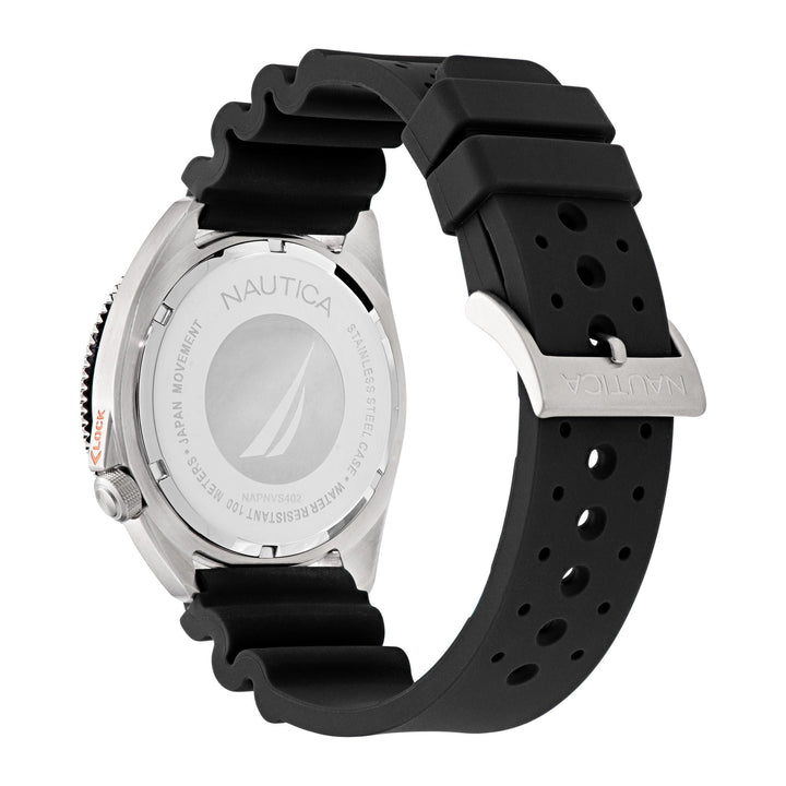 SPORTY Black / Stainless Steel | Orange Dial