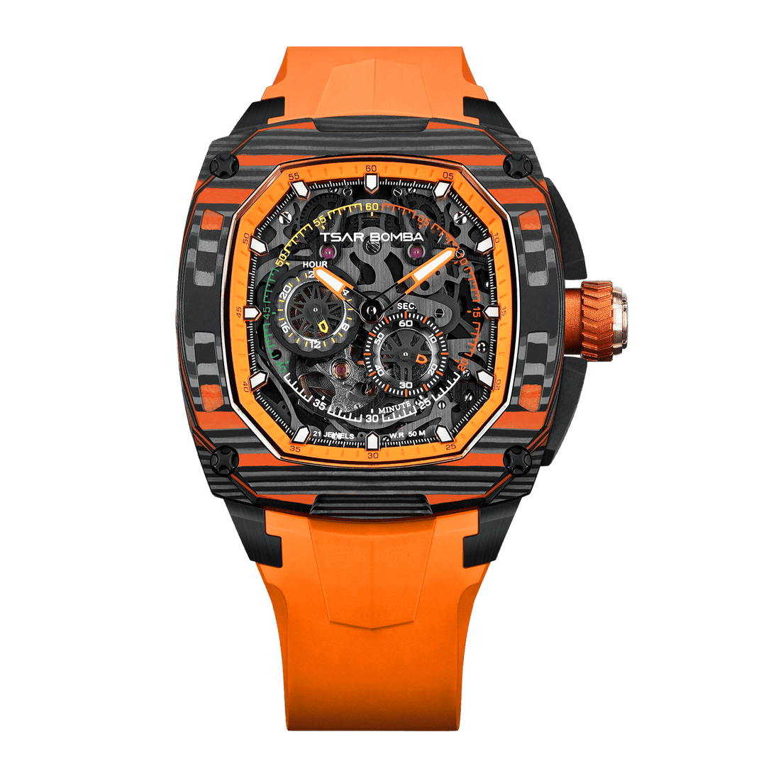Dark Matter orange/black | Orange Dial