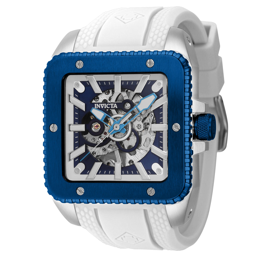 Invicta Cuadro Blue-White Dial