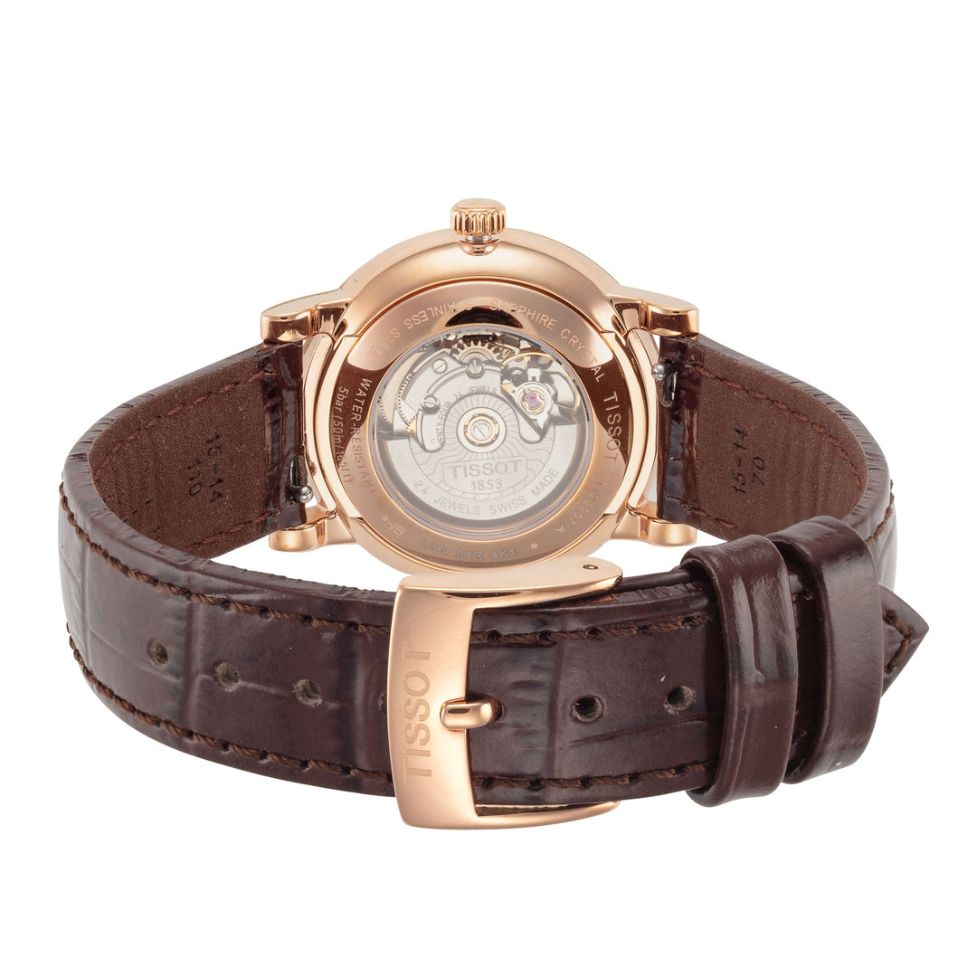 CARSON 30mm / Silver / Brown | Silver Dial