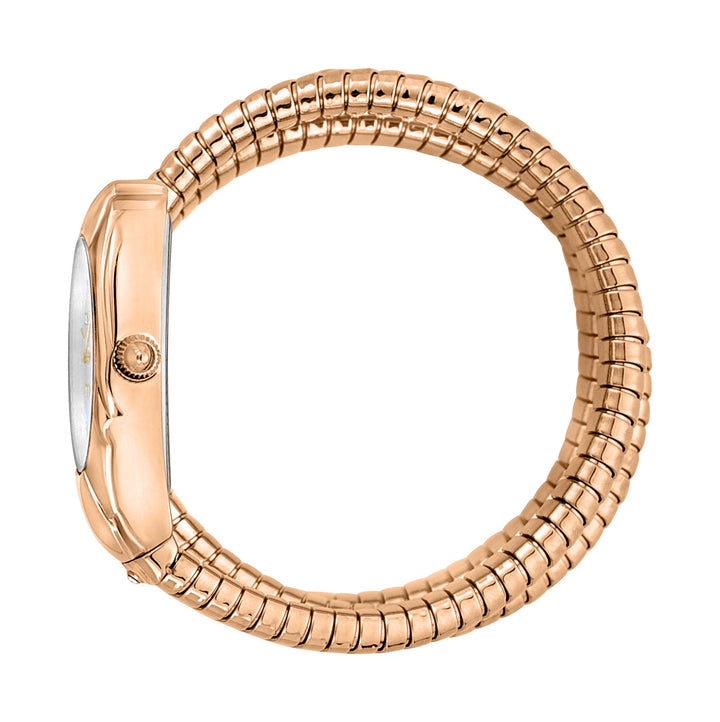Just Cavalli 22mm / Rose Gold / Silver Silver Dial