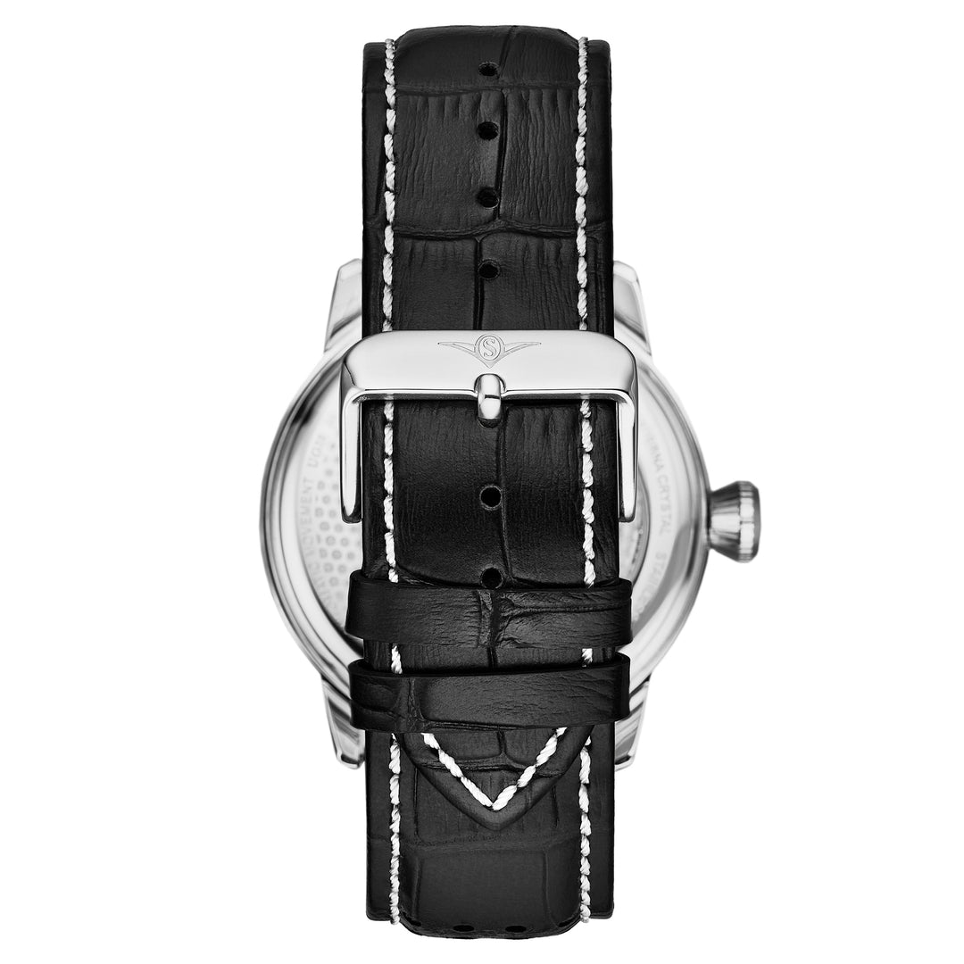 Legacy Black/Grey Leather | Gray Dial