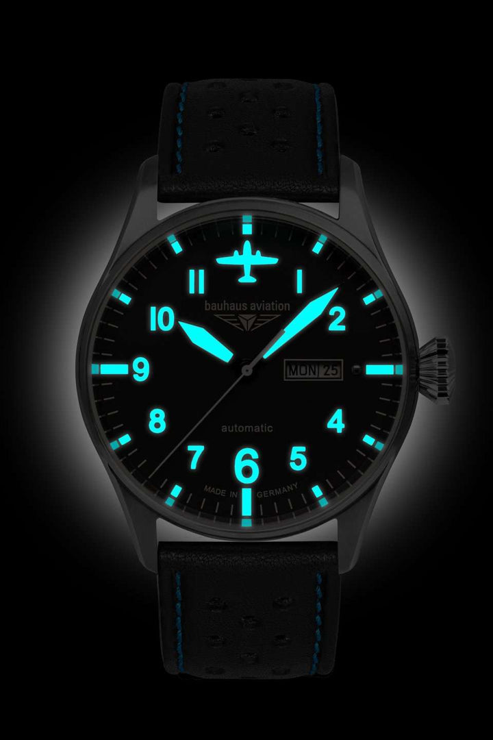 Aviation Tornado Black Dial with Blue | Black Dial