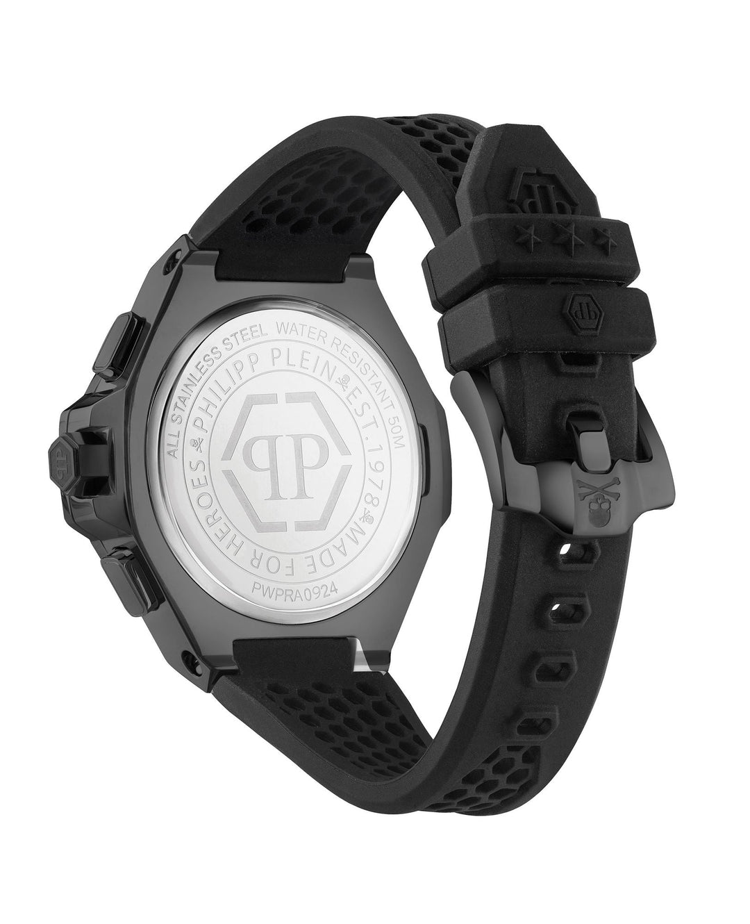 CHRONO ROYAL Black / Silicone | Black Dial