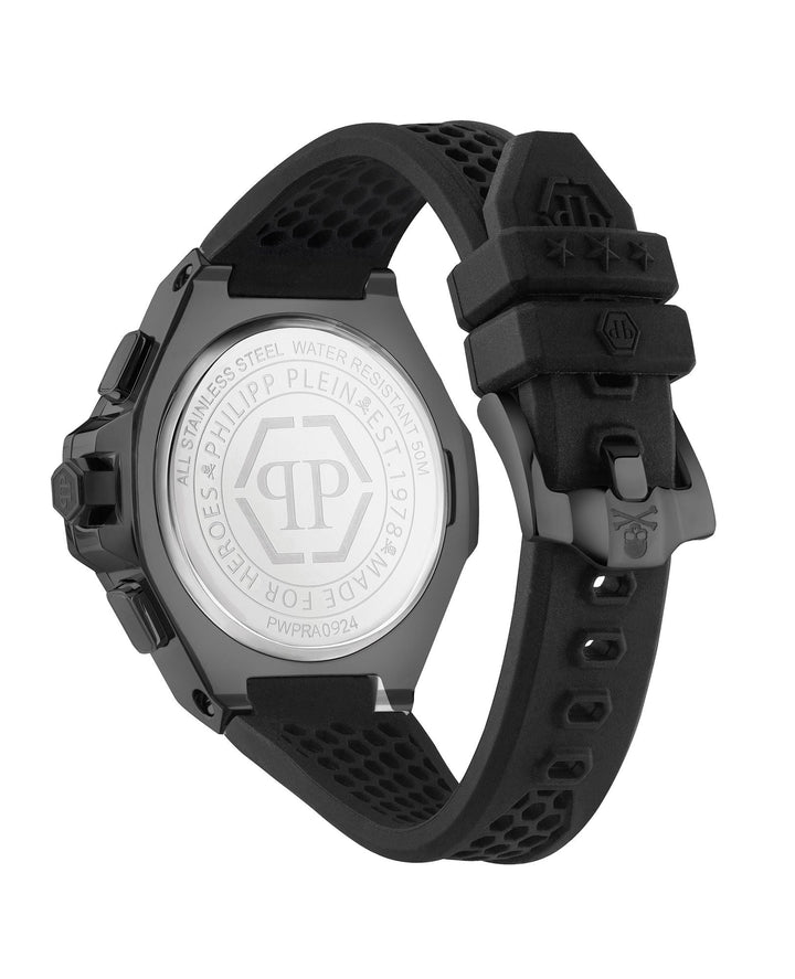 CHRONO ROYAL Black / Silicone | Black Dial