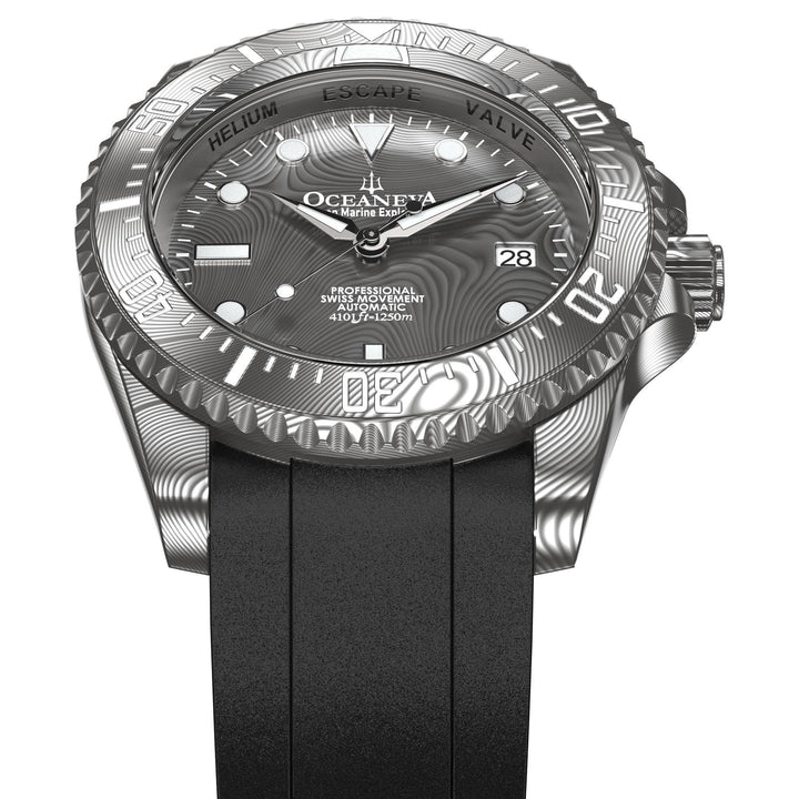 Damascus Deep Marine Explorer II Watch Grey Bezel | Dark Grey Dial