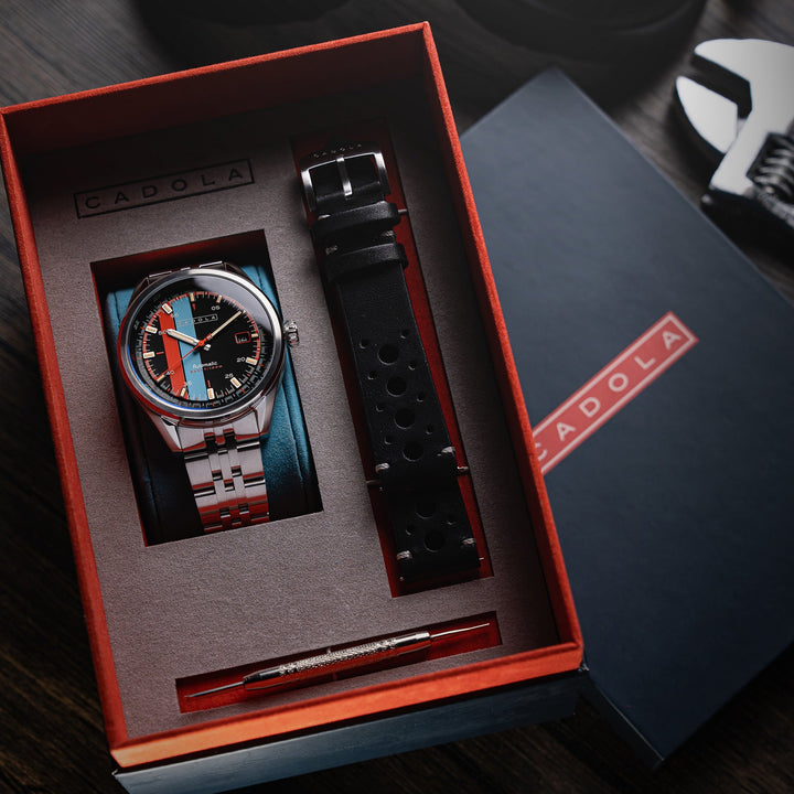 Pista Automatic Black / Stainless Steel Black Dial