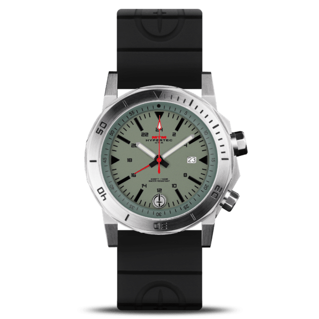 Hypertec H61 Silver/Green | Green Dial