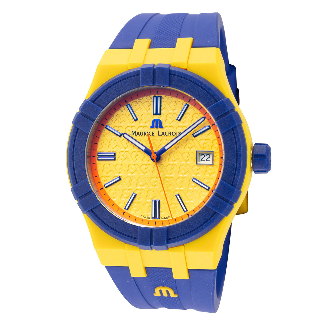 Aikon #Tide 40mm / Yellow / Blue | Yellow Dial