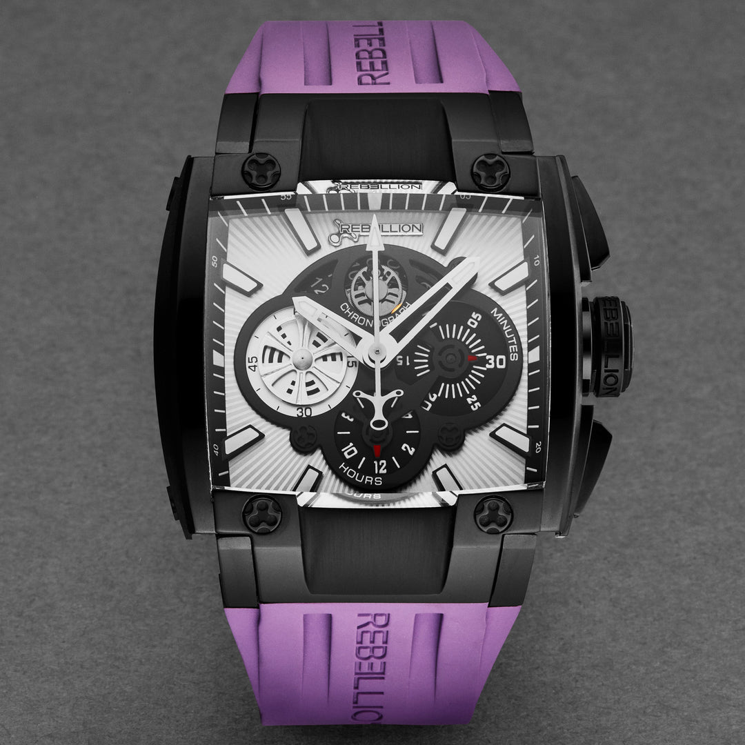 Re1 RBRE1CH.SB.WH1 / Silver black | Silver black Dial