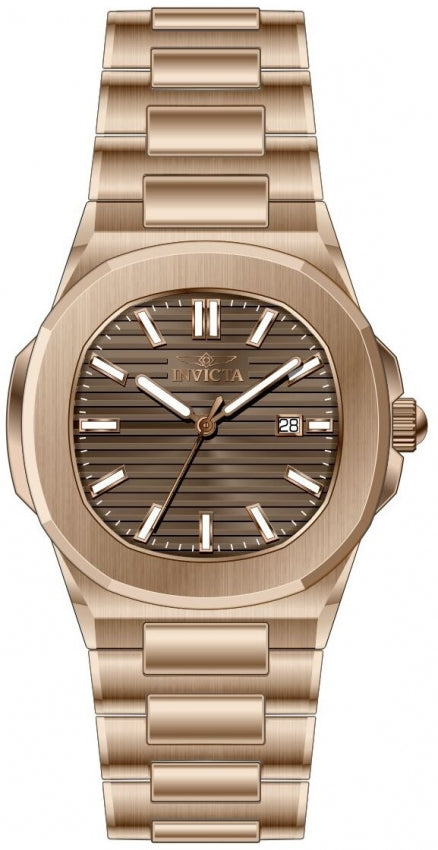 Speedway Chronograph Brown Dial / Rose Gold-Tone Stainless Steel Bracelet Brown 