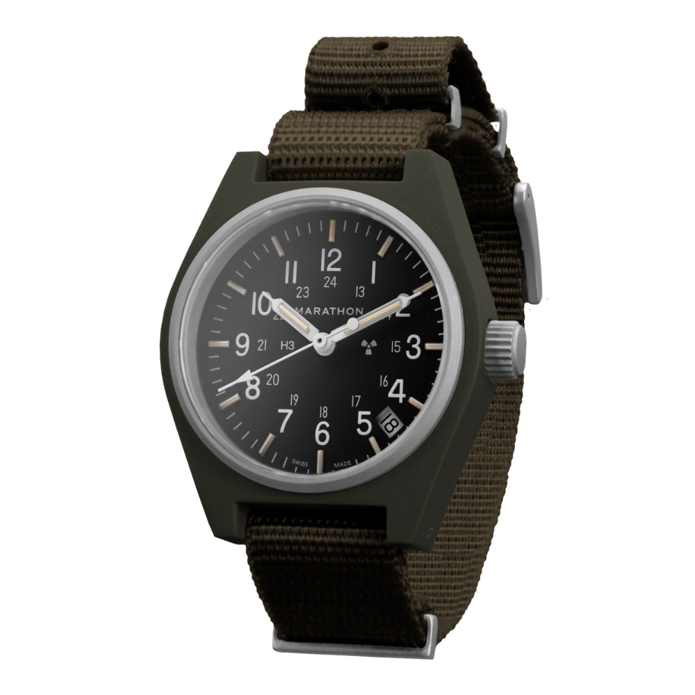 General Purpose Quartz with Date Black NGM/Def Std Matte Black Dial