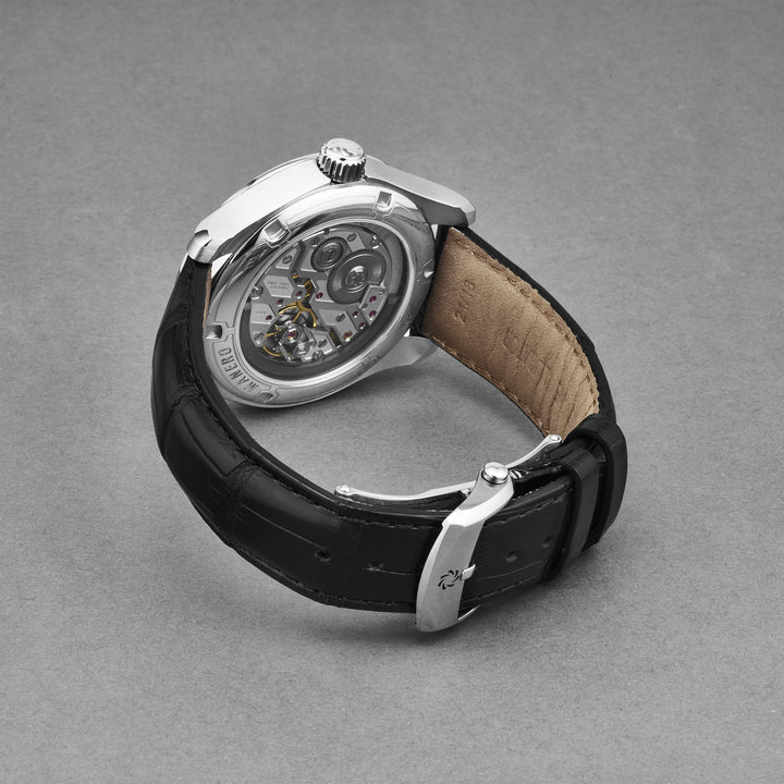 Manero Black / Stainless Steel Black Dial