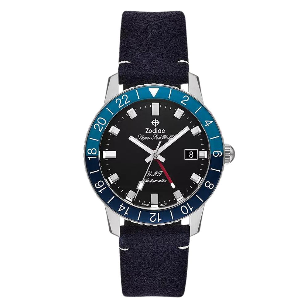 Super Sea Wolf GMT Blueberry Black Dial