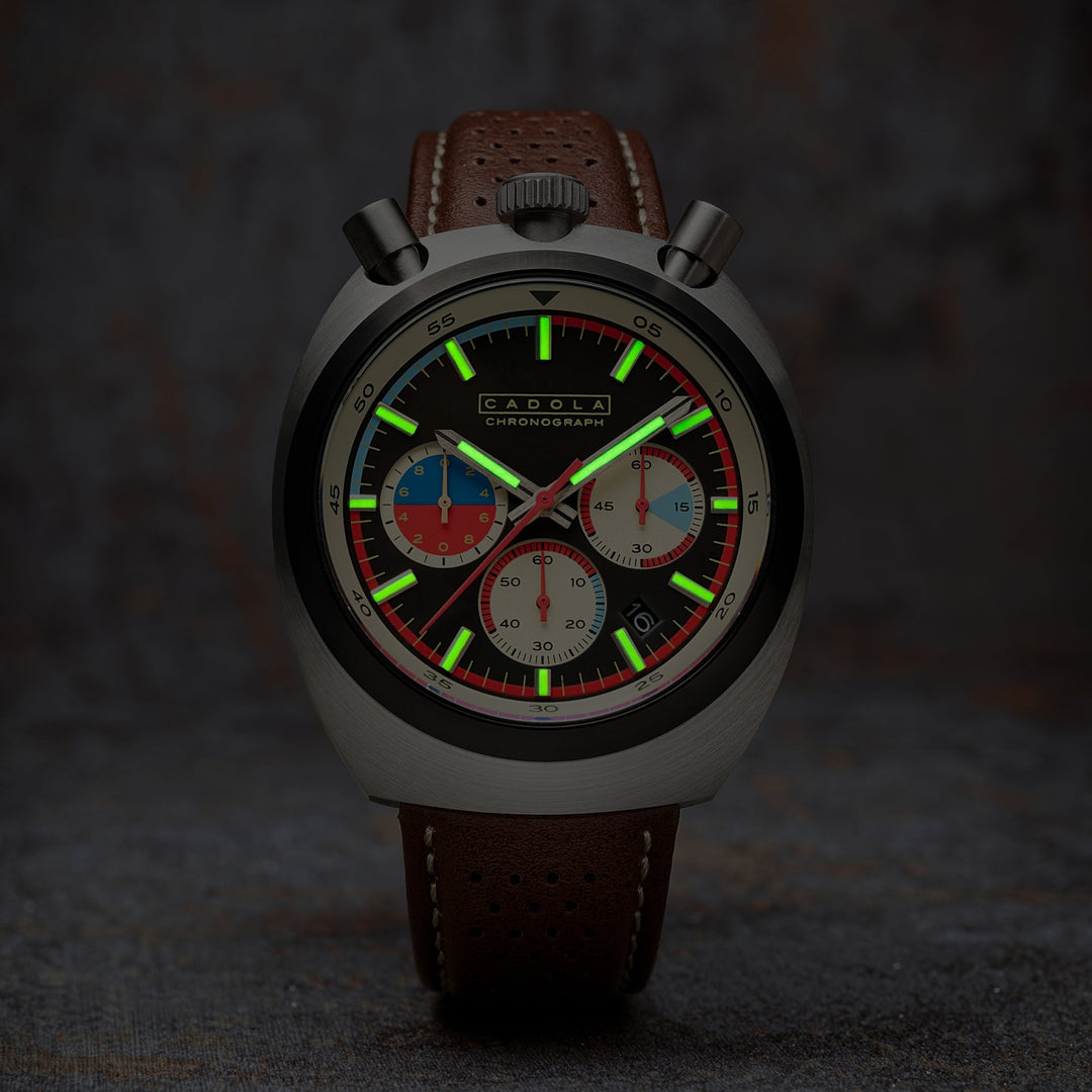 Testa Di Toro Chronograph Black / Leather | Black Dial