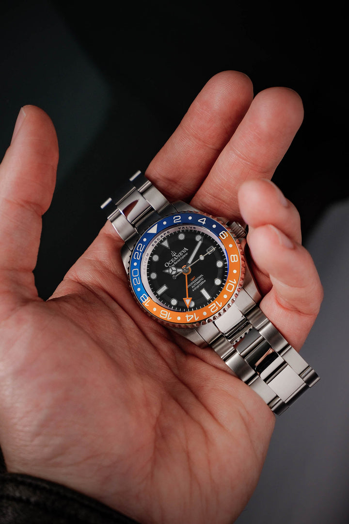 Deep Marine Explorer II Black/Orange Bezel| Black Dial
