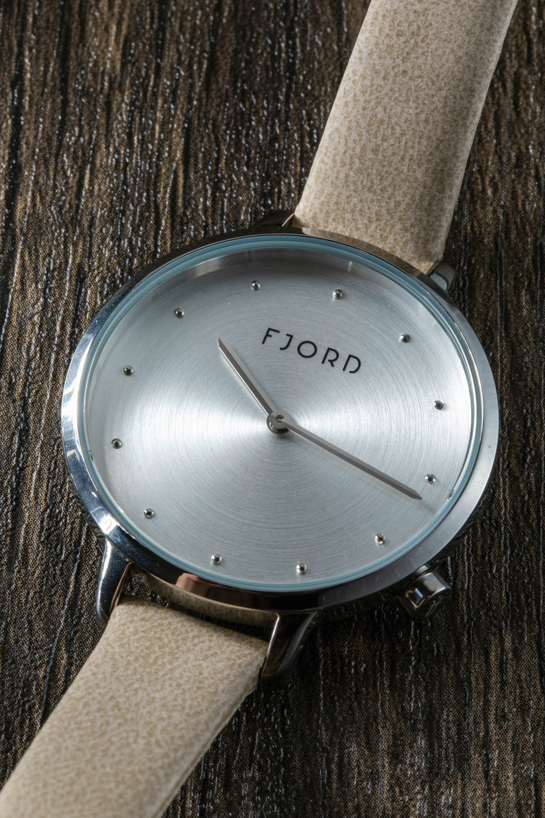 Ripple Silver / Leather | White Dial