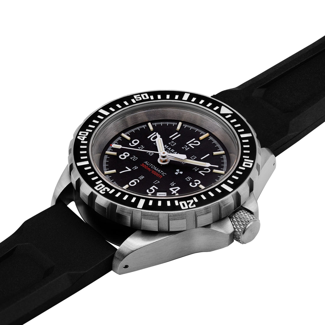 Dive SS/BKSS 3PC RUBBER (WW194006SS-0030) | Black Dial