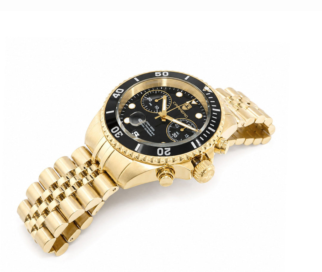 DeepMar Collection GOLD TONE BLACK / BLACK Black Dial