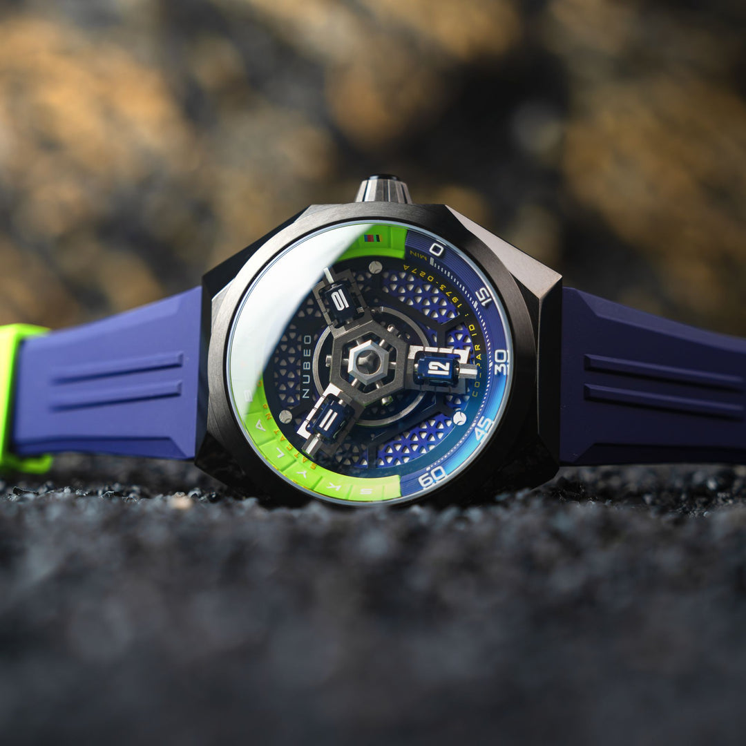 Skylab Automatic Limited Edition Set Blue / Rubber | Blue Dial