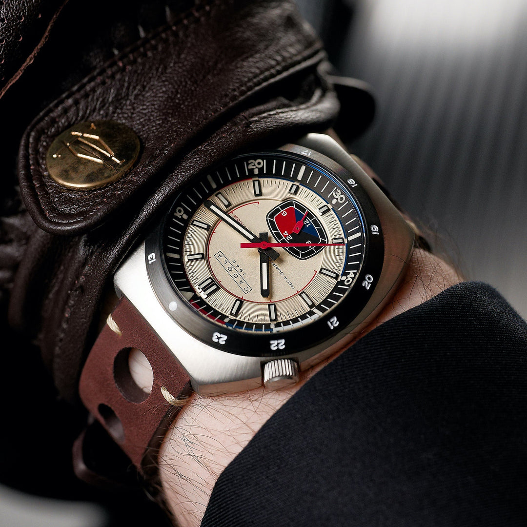 Giulia Meca Quartz GREY / Leather | Grey Dial