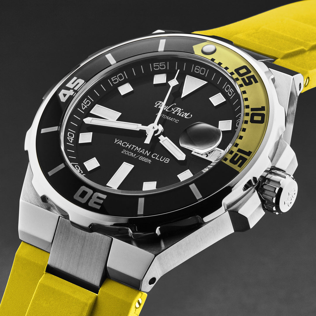 YachtmanClub P1251NJSG3614CM / Black | Black Dial