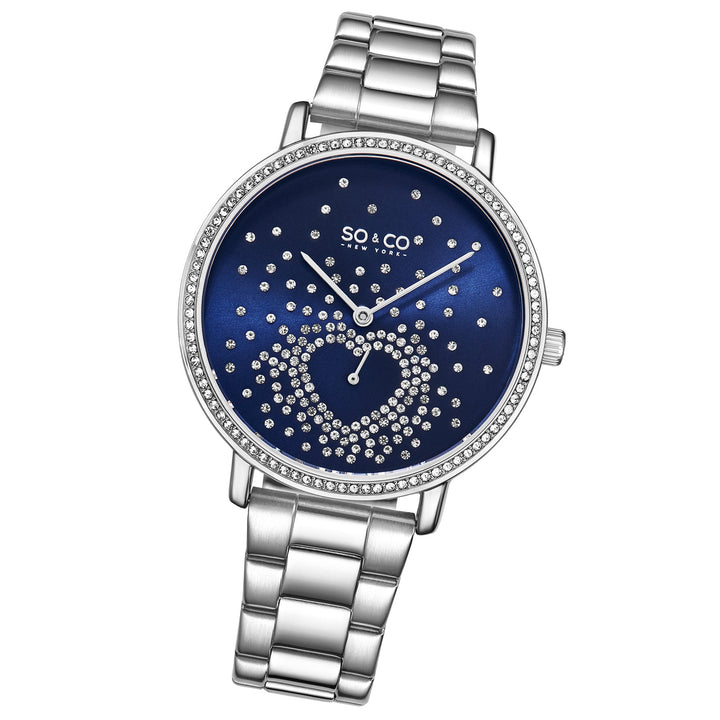 Madison-5580.2 Silver/Stainless Steel | Blue Dial