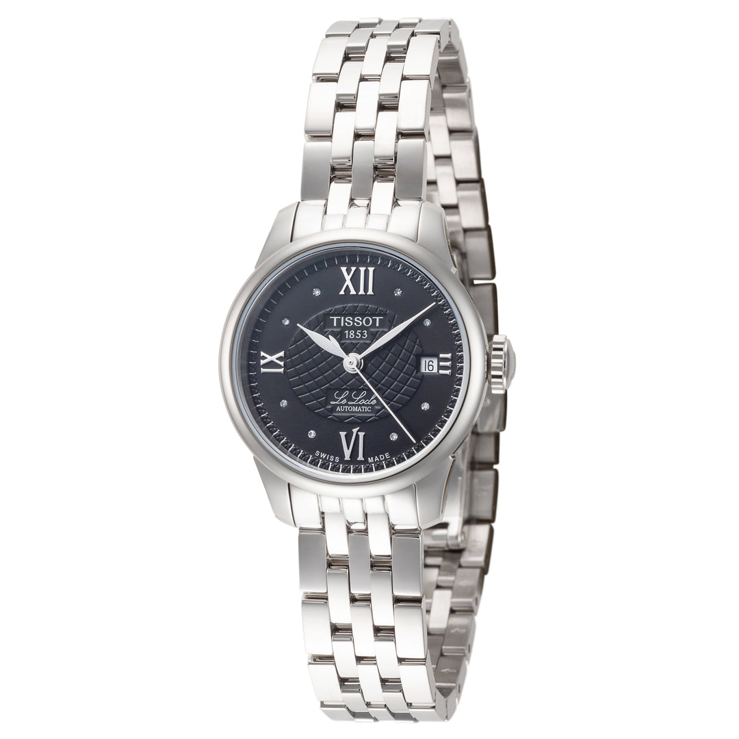 Le Locle 25.3mm / Black / Silver | Black Dial