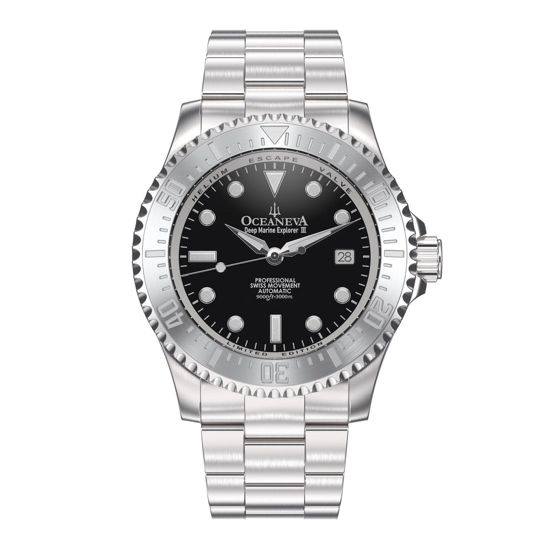 Deep Marine Explorer III – Black Dial
