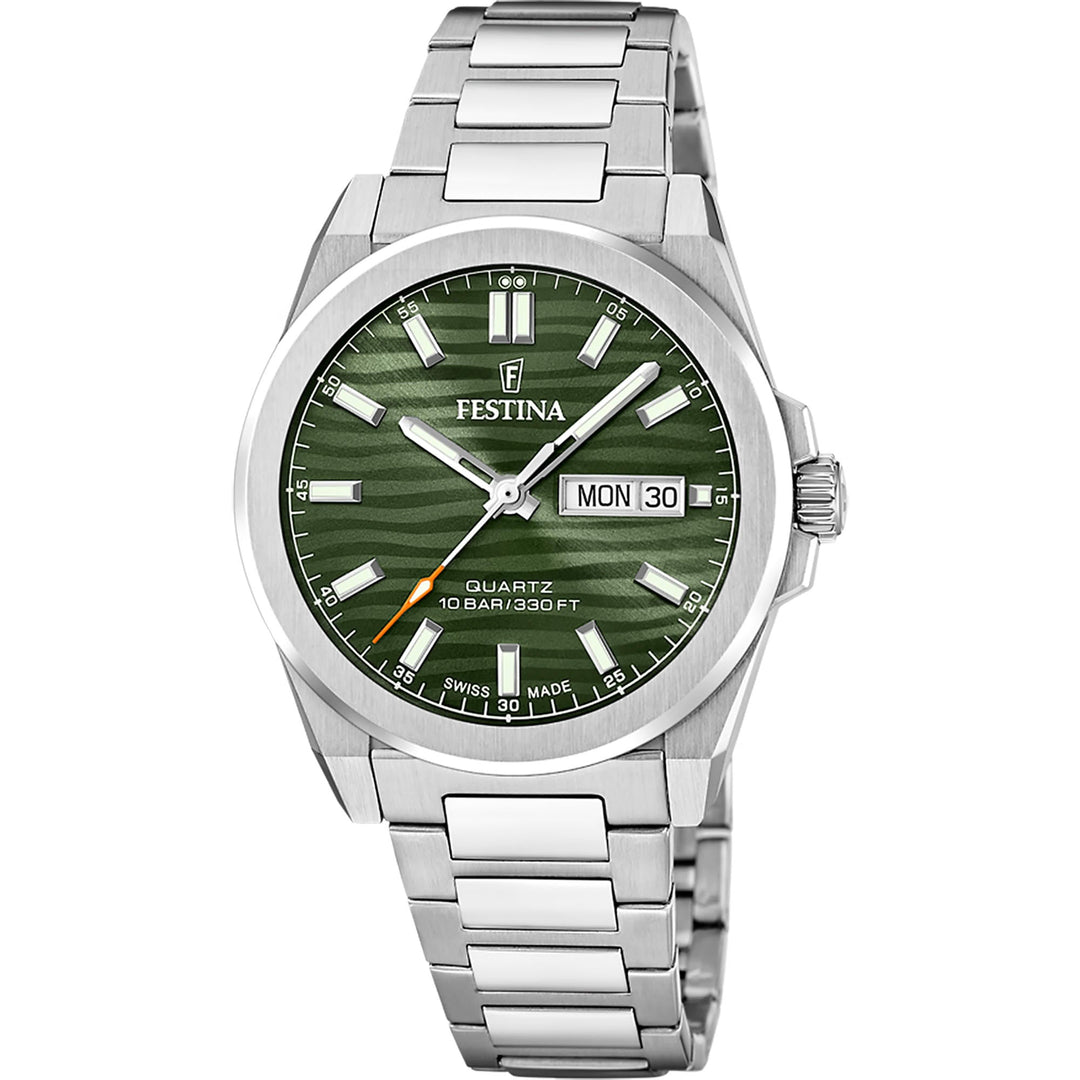 CLASSIC STEEL | Green Dial