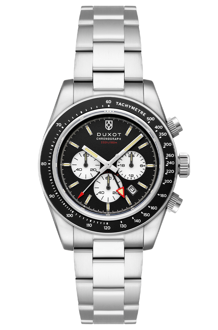 Vitesse Dual Time Chronograph Black / Stainless Steel | Black Dial