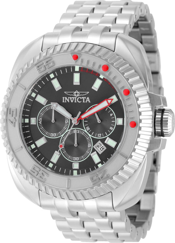 Coalition Forces 50mm / Black / Silver | Black Dial