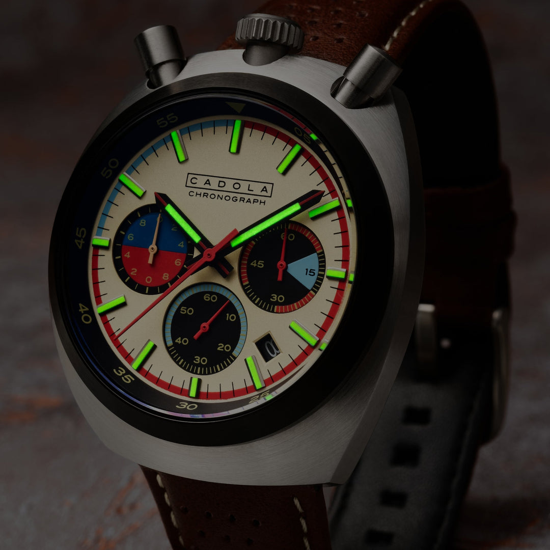 Testa Di Toro Chronograph Cream / Leather | Cream Dial