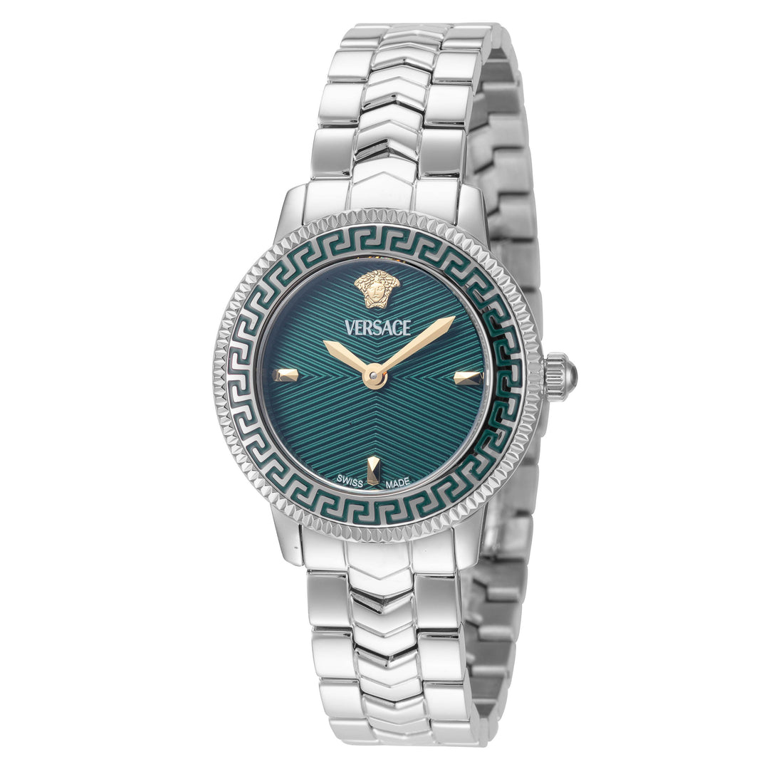 V-Icon 30mm / Green / Silver | Green Dial