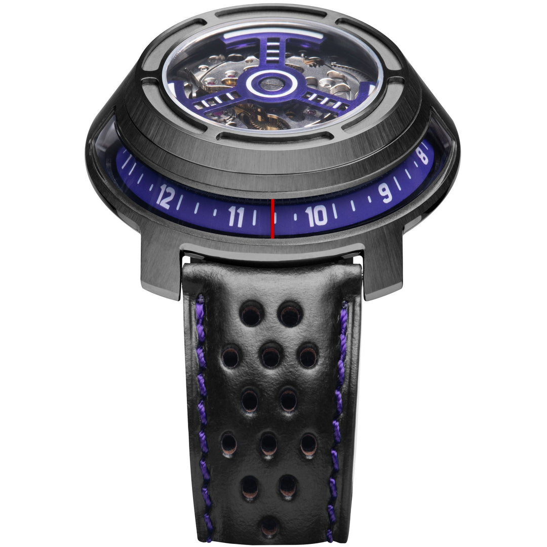 Invertor II Automatic Gunmetal Purple Purple Dial