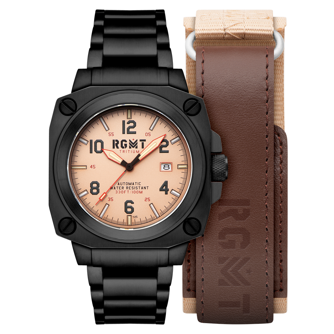 Altimeter Tritium Automatic Cream /Stainless Steel | Cream Dial