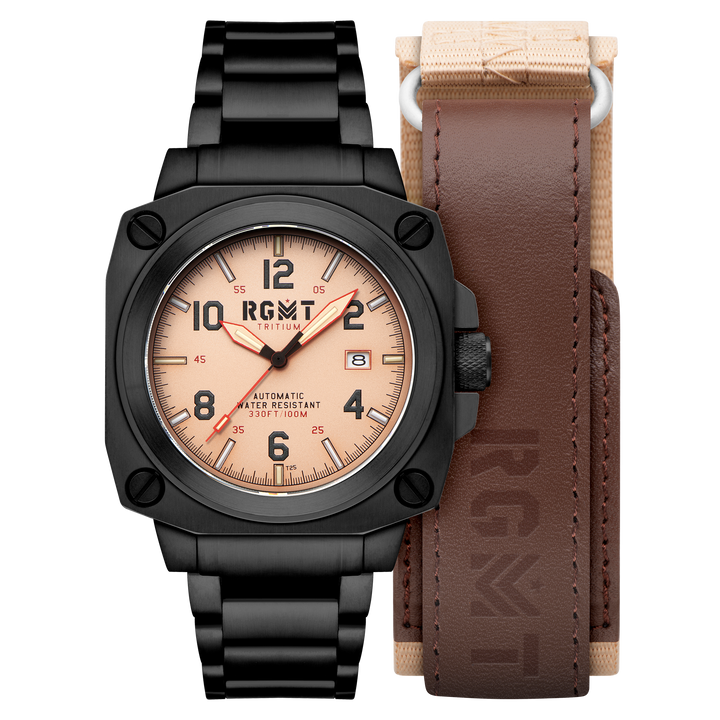 Altimeter Tritium Automatic Cream /Stainless Steel | Cream Dial