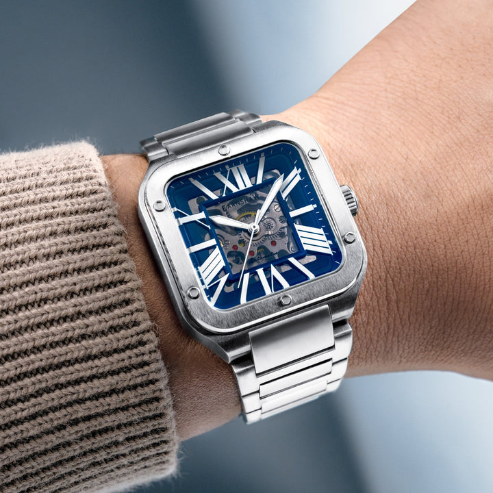 Engineer Lennox Skeleton Automatic Blue / Stainless Steel | Blue Dial