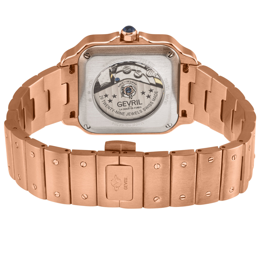 Lusso LX Swiss Automatic, IPRG/316L Stainless Steel Case, White Dial, IPRG/316L 