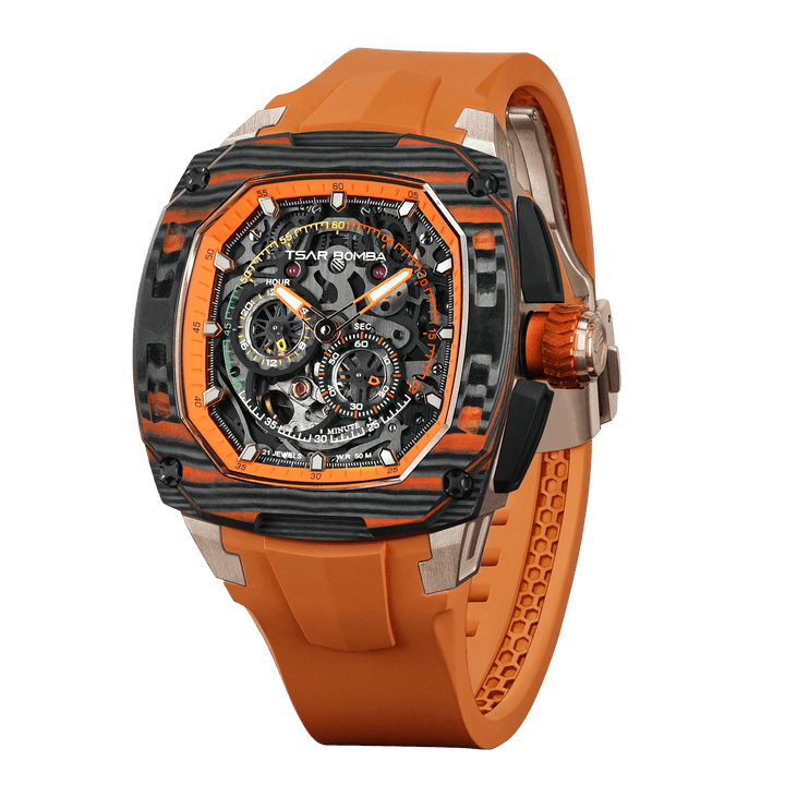 Dark Matter orange/black | Orange Dial