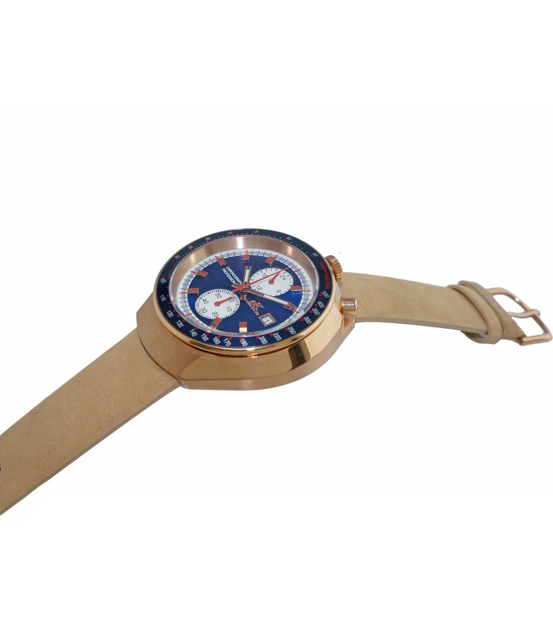 MUSCLE COLLECTION BLUE-TAN/ROSETONE