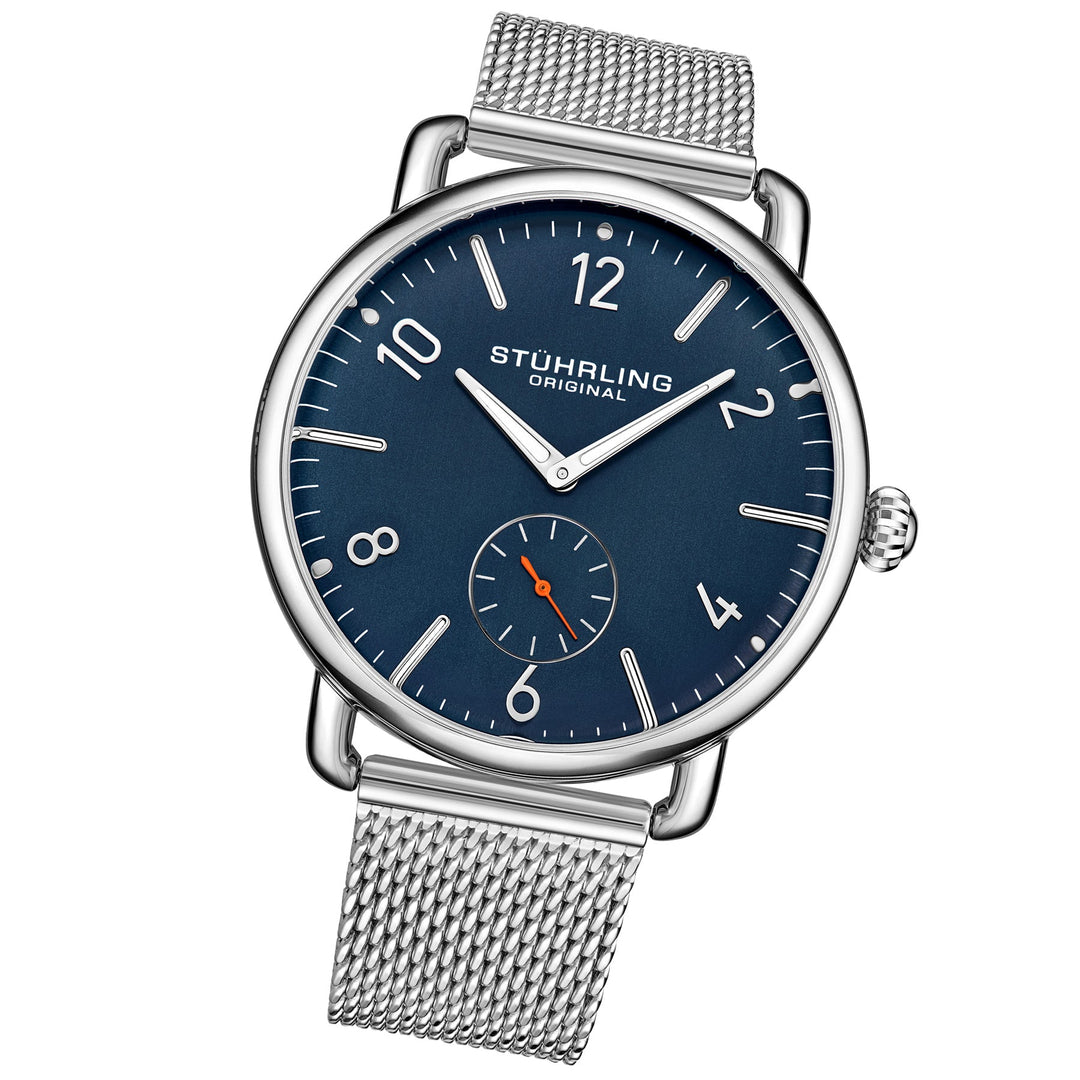 Symphony Silver/Stainless Steel/Blue Dial/Silver Case | Blue Dial