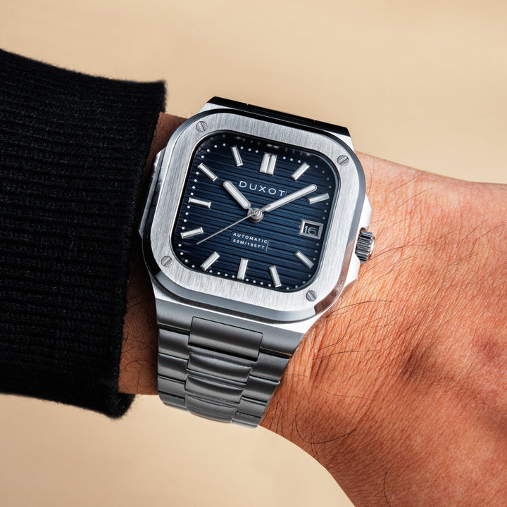 Quadrata Automatic Blue / Stainless Steel Blue Dial