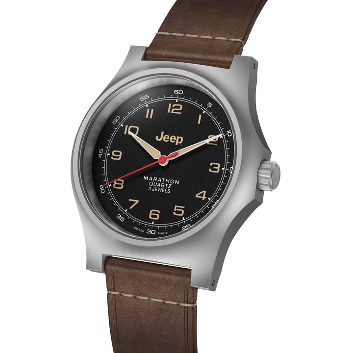 41mm JEEP WILLYS VINTAGE OFFICER'S QUARTZ COLOUR: SS/HERITAGE 3PC CRAZY HORSE LE