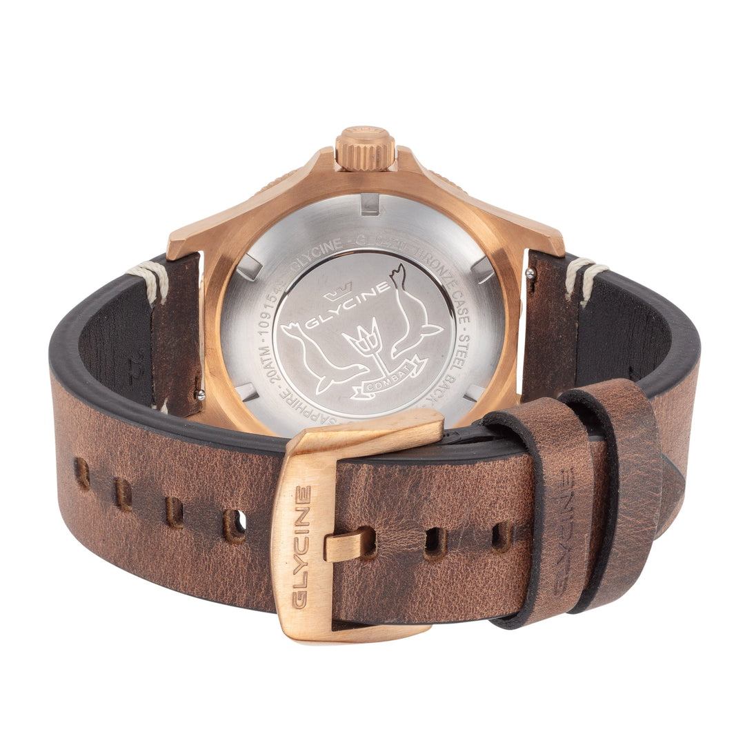 Combat Sub Bronze Vintage 42 mm / Brown / Brown Brown Dial