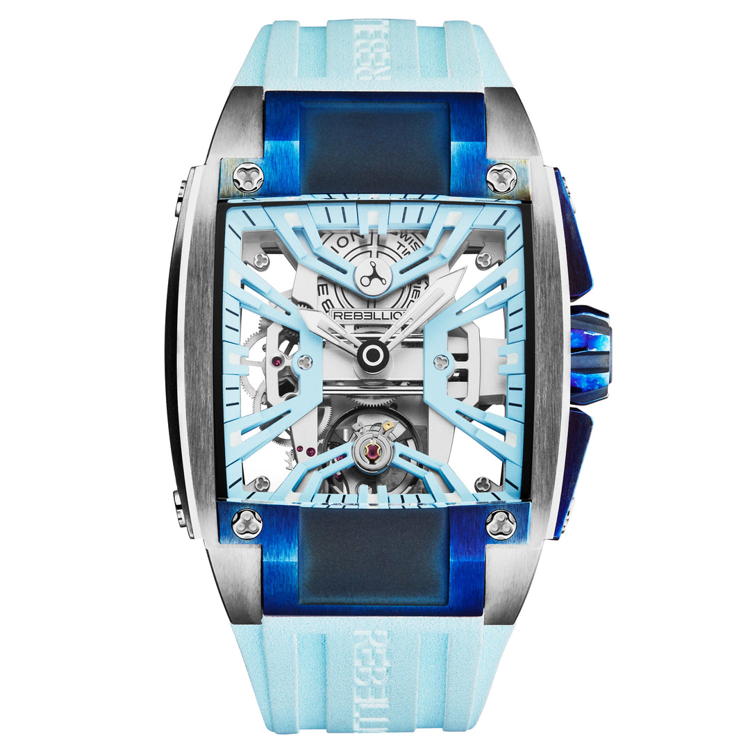 Re-Volt RBREV2H.ONW19 / Blue Skeletonized | Blue Skeletonized Dial