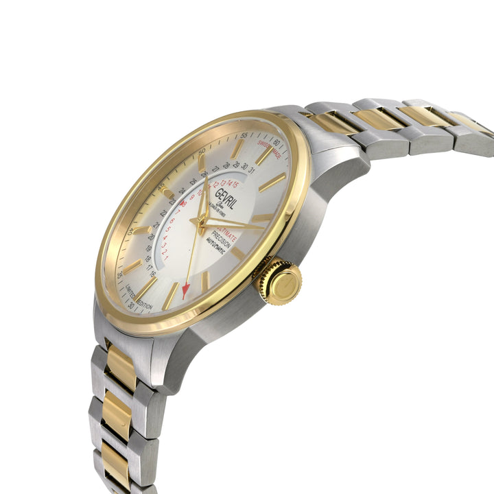 Guggenheim Sellita SW 220 Custom date wheel, SS Case, White dial, SS Bracelet | 