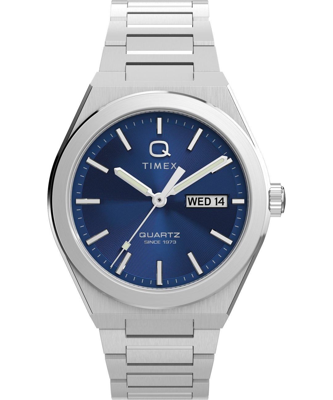 Q TIMEX Blue Dial
