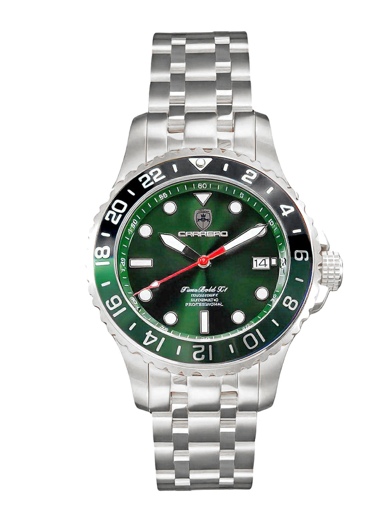 TIME BOLD- X10 GREEN/BLACK | Green Dial
