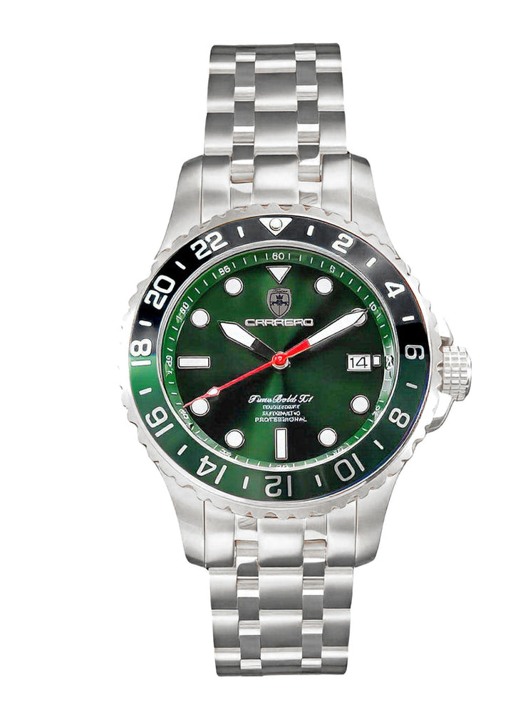 TIME BOLD- X10 GREEN/BLACK | Green Dial